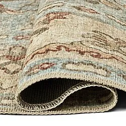 Tapis tissé à plat - Layla (bleu clair)