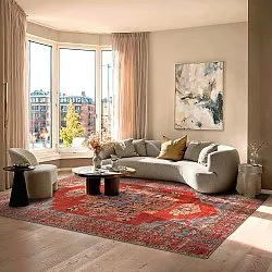 Tapis tissé à plat - Madevan (rouge)