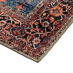 Tapis tissé à plat - Mandalay (rouge)