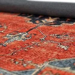 Tapis tissé à plat - Mandalay (rouge)
