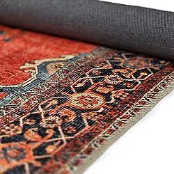 Tapis tissé à plat - Mandalay (rouge)