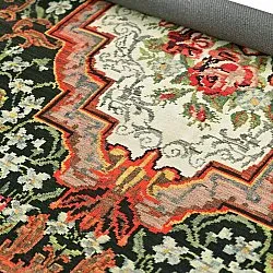 Tapis tissé à plat - Masarida (noir/multi)