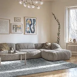 Tapis tissé à plat - Myrina (gris)
