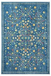 Tapis tissé à plat - Nabilar (bleu)