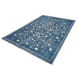 Tapis tissé à plat - Nabilar (bleu)