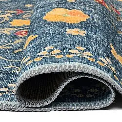 Tapis tissé à plat - Nabilar (bleu)