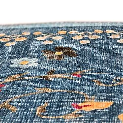 Tapis tissé à plat - Nabilar (bleu)