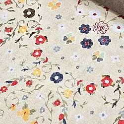 Tapis tissé à plat - Nabilar (crème)