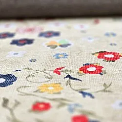 Tapis tissé à plat - Nabilar (crème)