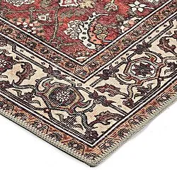 Tapis tissé à plat - Samaria (rouge)