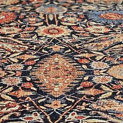 Tapis tissé à plat - Selamira (bleu/multicolore)