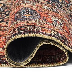 Tapis tissé à plat - Selamira (bleu/multicolore)