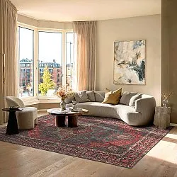 Tapis tissé à plat - Velamir (rouge)