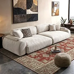 Tapis tissé à plat - Zuleina (rouge)