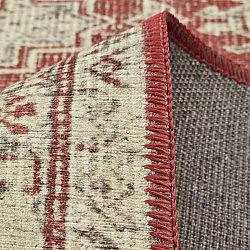Tapis tissé à plat - Zuleina (rouge)