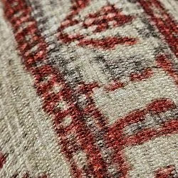 Tapis tissé à plat - Zuleina (rouge)