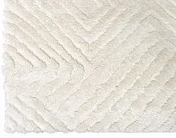 Tapis à poils longs - Monti (blanc cassé)