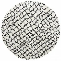 Tapis ronds - Taverna (noir/blanc)