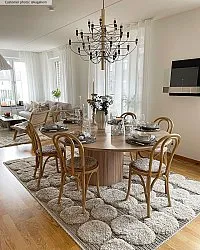 Tapis à poils longs - Fondi (beige)