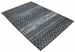 Tapis Wilton - Stella (noir/blanc)