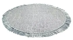 Tapis rond - Pike (bleu)