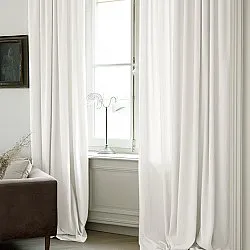 Rideaux - Rideau en lin Cosmina (blanc)