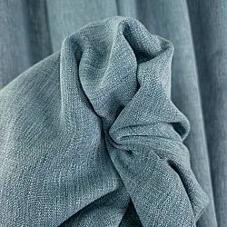 Rideaux - Rideau en lin Melania (turquoise foncé)
