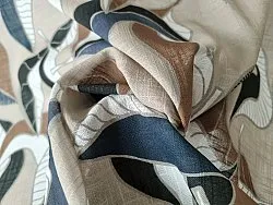 Rideaux - Rideau en coton - Amalie (gris/bleu)