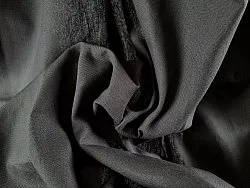 Rideaux - Rideau en coton Anja (gris foncé)