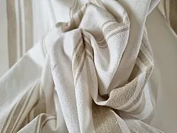 Rideau en coton - Florencia (blanc cassé)