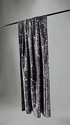 Rideaux - Rideau en velours Florina (gris foncé)