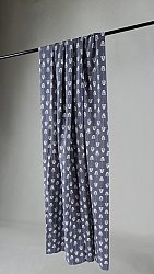Rideaux - Rideau en coton Sari (bleu)