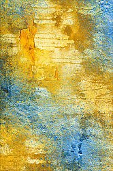 Tapis Wilton - Seia (gul-blå)