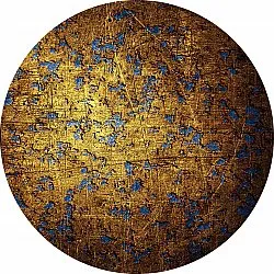 Tapis rond - Leiria (doré)