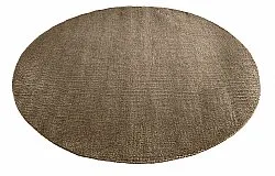Tapis rond - Hamilton (marron)