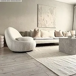 Tapis en laine - Hamilton (blanc)