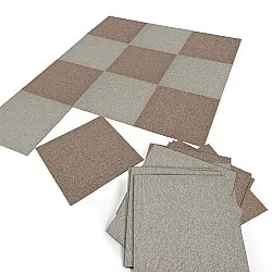 Moquette - Almeria Dalles textiles 24 unités (gris)