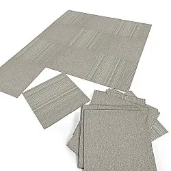 Moquette - Almeria Dalles textiles 24 unités (gris)