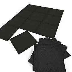 Moquette - Almeria Dalles textiles 24 unités (noir)