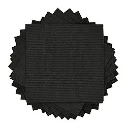 Moquette - Almeria Dalles textiles 24 unités (noir)