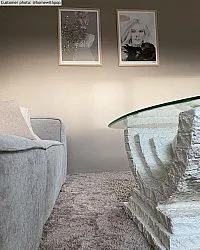 Tapis moelleux - Soft Shine (beige)