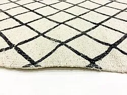 Tapis chiffons - Agadir (noir/blanc)