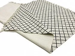 Tapis chiffons - Agadir (noir/blanc)