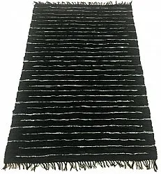 Tapis chiffons - Nordal Design (noir, 100 % cuir)