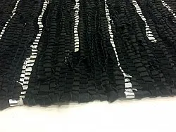Tapis chiffons - Nordal Design (noir, 100 % cuir)
