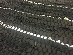 Tapis chiffons - Nordal Design (noir, 100 % cuir)