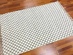 Tapis chiffons - Agadir (noir/blanc)