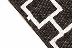 Tapis Intérieurs/Extérieurs - Brussels Silver (noir)