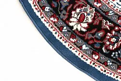 Tapis rond - Peking (bleu)