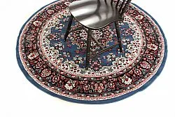 Tapis rond - Peking (bleu)